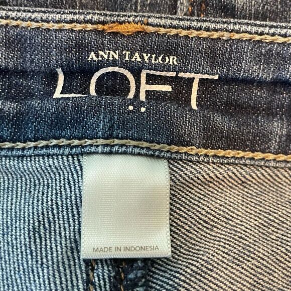 Loft Original Bootcut Jeans Blue Medium Wash Denim Low-Rise 5 Pocket 00P - Picture 5 of 9